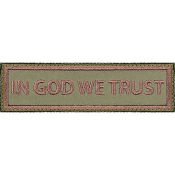 Nášivka Nášivka IN GOD WE TRUST velcro (Nášivka IN GOD WE TRUST velcro)