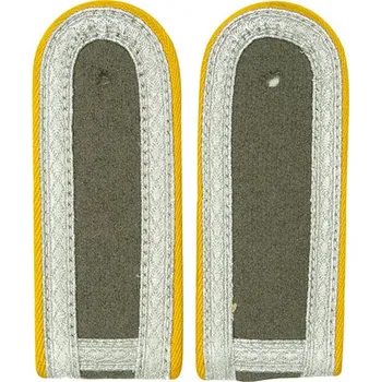 Airsoft Nárameník NVA poddůstojník okraj ŽLUTÝ se stříbrným lemováním (Nárameník NVA poddůstojník okraj ŽLUTÝ se stříbrným lemováním)