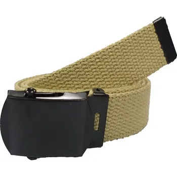 Opasek Opasek s černou přezkou KHAKI vel.110 (Opasek s černou přezkou KHAKI vel.110)