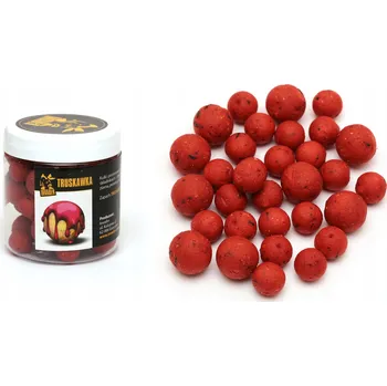 Boilies Návnadové boilies INVADER JAHODA 250 ml