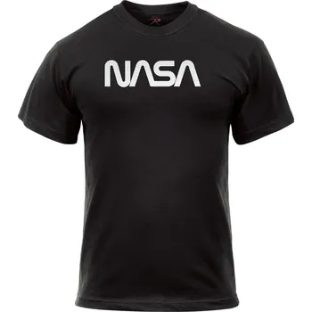 Pánské tričko Triko s krátkým rukávem NASA ČERNÉ vel. S (Triko s krátkým rukávem NASA ČERNÉ vel. S)