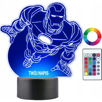 Lampička Noční lampa Plexido vícebarevná