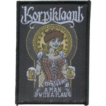 Nášivka Nášivka s motivem knih, komiksů a heavy metalu