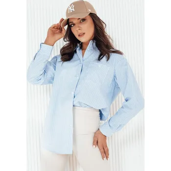 Bílo-modrá pruhovaná košile SEMENA DY0413 Velikost: ONE SIZE