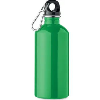 Láhev z Nerezová Ocel Lahev Na Pití na Vodu s Karabinkou 500 ml, zelená