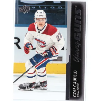 Sběratelská karetní hra 2021-22 UD Series 1 COLE CAUFIELD Young Guns
