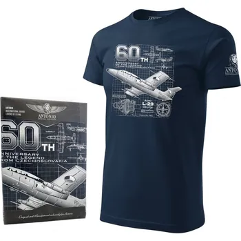Triko proudový cvičný letoun L-29 DELFÍN MODRÉ vel. M (Triko proudový cvičný letoun L-29 DELFÍN MODRÉ vel. M)