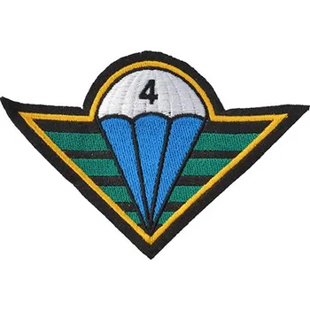 Nášivka Nášivka 4.výsadková BRIGÁDA - BAREVNÁ vyšívaná (Nášivka 4.výsadková BRIGÁDA - BAREVNÁ vyšívaná)