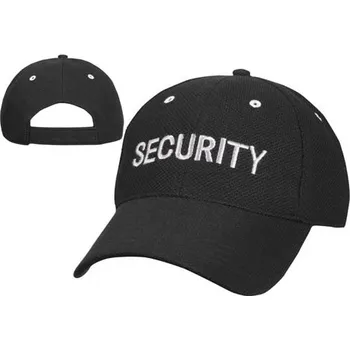 Pokrývka hlavy Čepice baseball stříbrný nápis "SECURITY" ČERNÁ (Čepice baseball stříbrný nápis "SECURITY" ČERNÁ)