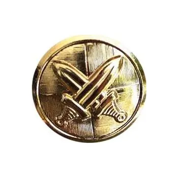 Knoflík Knoflík AČR na čepici se znakem ZLATÝ (Knoflík AČR na čepici se znakem ZLATÝ)