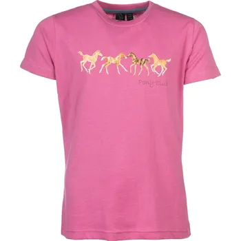 Dámské oblečení HKM Triko Pony Club HKM, dětské, pink 146-152