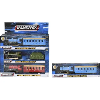 Vláček a vláčkodráha Halsall Teamsterz vlak s vagonem - zelený