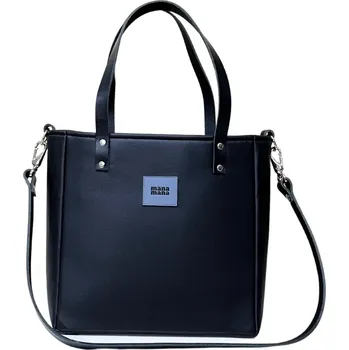 Kabelka Malá kabelka MANA MANA Minimalistická Černá/Černá kůže