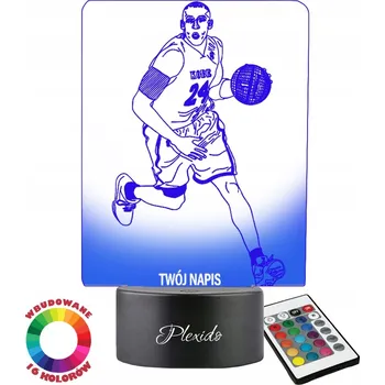 Lampička Noční lampa Plexido vícebarevná