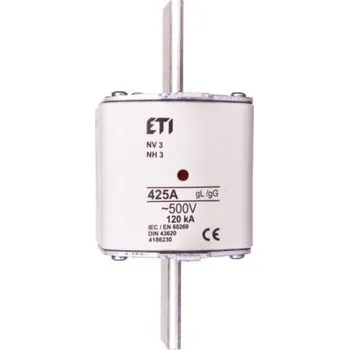 Pojistková vložka KOMBI NH3 425A gG 500V