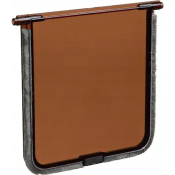 Obraz Dvířka pro kočky/psy Trixie 15,8 x 14,7 cm, hnědá