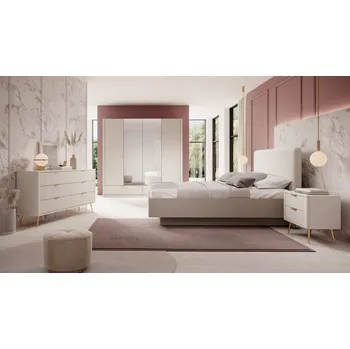 Ložnicová sestava ALFASHOP LANTE béžová ložnice komplet