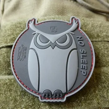 Nášivka SPECIAL OPS OWL plast velcro ČERNÁ (Nášivka SPECIAL OPS OWL plast velcro ČERNÁ)