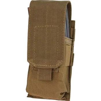 Sumka MOLLE na zásobník 2xM4 COYOTE BROWN (Sumka MOLLE na zásobník 2xM4 COYOTE BROWN)