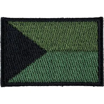 Nášivka Nášivka ČR vlajka střední velcro ZELENÁ (56mm) (Nášivka ČR vlajka střední velcro ZELENÁ (56mm))