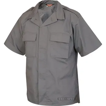 Pánská košile Košile služební krátký rukáv rip-stop TMAVĚ ŠEDÁ (Košile služební krátký rukáv rip-stop TMAVĚ ŠEDÁ)