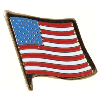 Odznak vlajka USA ZLATÝ (Odznak vlajka USA ZLATÝ)