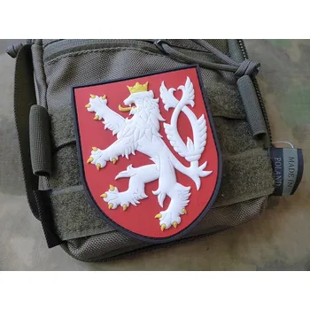 Nášivka Nášivka ČESKÝ LEV plast velcro BAREVNÁ (Nášivka ČESKÝ LEV plast velcro BAREVNÁ)