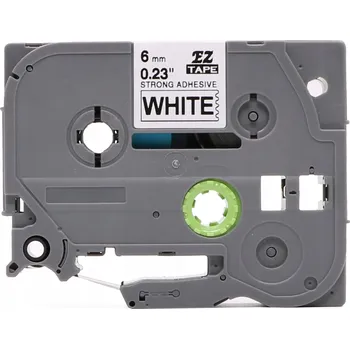 Pásek do tiskárny PÁSKA SPECMARK PRO BROTHER TZe-S211 6MM BÍLÁ SE SILNÝM LEPIDLEM P-TOUCH