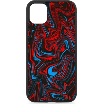 Náhradní kryt pro mobilní telefon Kryt na mobil Xiaomi COLORFUL - BLACK, BLUE AND RED Xiaomi: Redmi Note 7