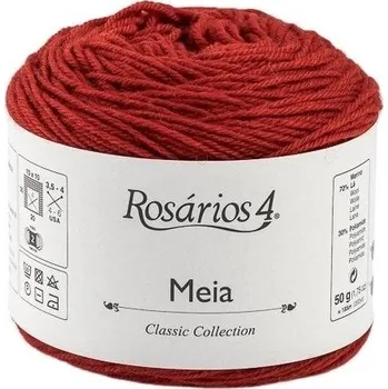 Příze Rosários 4 Meia 26 Red Pletací příze