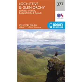 Encyklopedie Loch Etive and Glen Orchy - Ordnance Survey [EN] (2015, Skládaná mapa, Ordnance Survey)