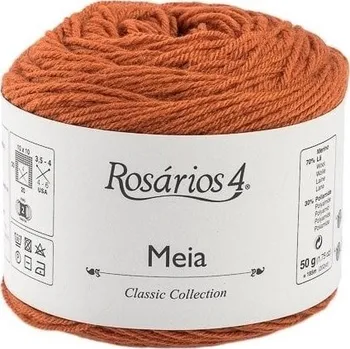 Příze Rosários 4 Meia 25 Brick Pletací příze