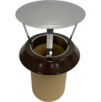 Komín Kominová hlavice, zakončení keramického komínu, stříška 180, 200 mm