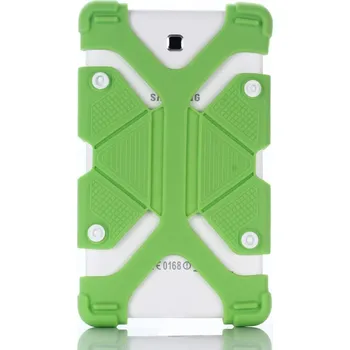 Pouzdro na tablet FLEXI Univerzální silikonový kryt na tablet 7" - 8", zelený