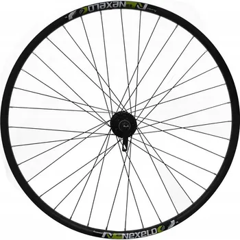 Zapletené kolo Zadní kolo na kolo Kross 28 palců černé 36 drátů pro kotoučové brzdy a šroubovací vícekolečko