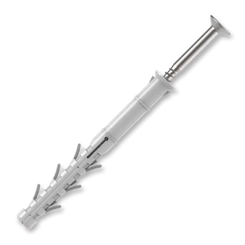 Hmoždinka Hmoždinka rámová RMT 10x80mm, nylon+vrut se záp.hlavou, torx