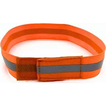 Obojek pro psa DOGSTORE Reflexní obojek - oranžový Velikost: 55 CM