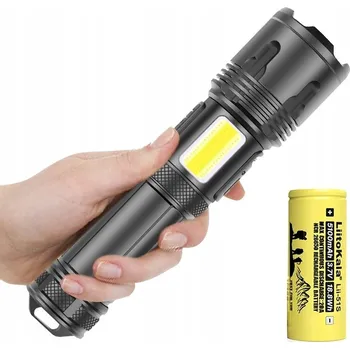 Svítilna Svítilna XHP100 s zoomem + COB LED + 5000mAh LiitoKala
