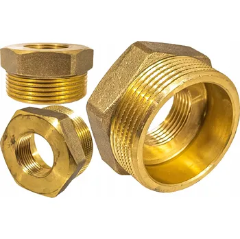 Fitinka Mosazná redukce 1 1/2" x 3/4" mosazná tvarovka