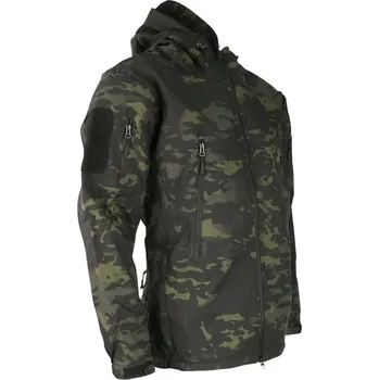 Pánská softshellová bunda Bunda softshell TACTICAL PATRIOT maskování BTP BLACK vel. 3XL (Bunda softshell TACTICAL PATRIOT maskování BTP BLACK vel. 3XL)