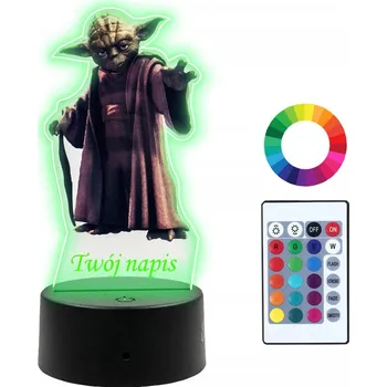 Lampička Plexido vícebarevná Noční lampa