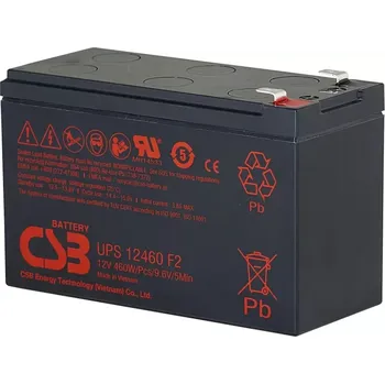 Trakční baterie CSB UPS12460 F2 záložní akumulátor 12V/9,6Ah
