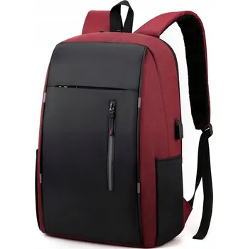 Městský batoh BATOH MĚSTSKÝ ŠKOLNÍ na NOTEBOOK USB SPORTOVNÍ PROSTORNÝ ZAVAZADLO do letadla