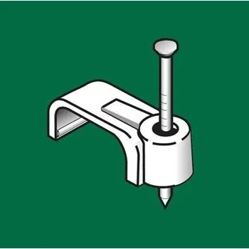 elektrický kabel Kabelová úchytka FLOP 8/5 9x9x15mm balení 74 kusů