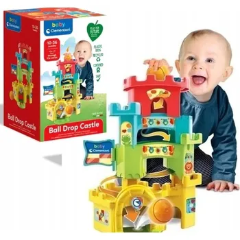 Hračka pro nejmenší Věž s Kuličkami pro děti 15x24x15 cm CLEMENTONI hračky BAREVNÉ velké