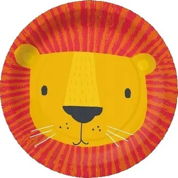 Talíř Talířky Lev Safari 18 cm 10 ks Narozeniny