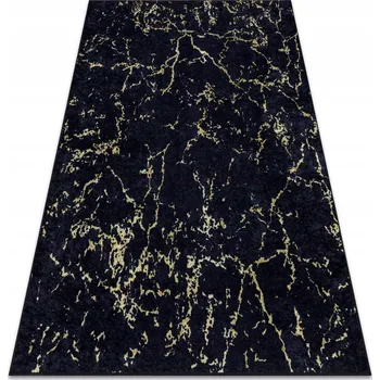 Koberec Koberec protiskluzový pratelný černý mramor 160x220