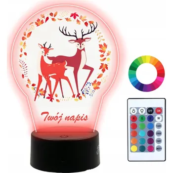 Lampička Noční lampa Plexido vícebarevná