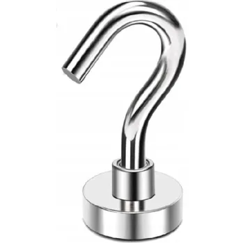 Věšák MAGNET NEODYMOVÝ S HÁČKEM HÁČEK 8 KG VĚŠÁK