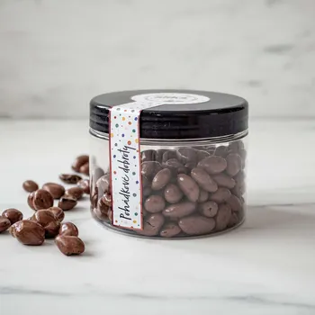 Alika Zdravé ořechy Dóza Rozinky v mléčné čokoládě 300g